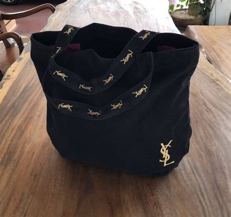 ysl parfums tote bag|ysl denim tote.